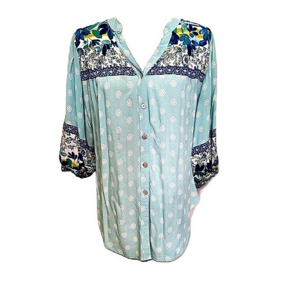 Anthropologie By Figueroa & Flower Small Boho Top Blouse - Picture 1 of 15